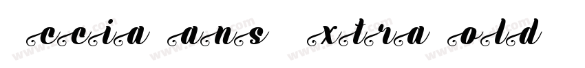 AcciaSans ExtraBoldI字体转换 AcciaSans ExtraBoldI字体转换